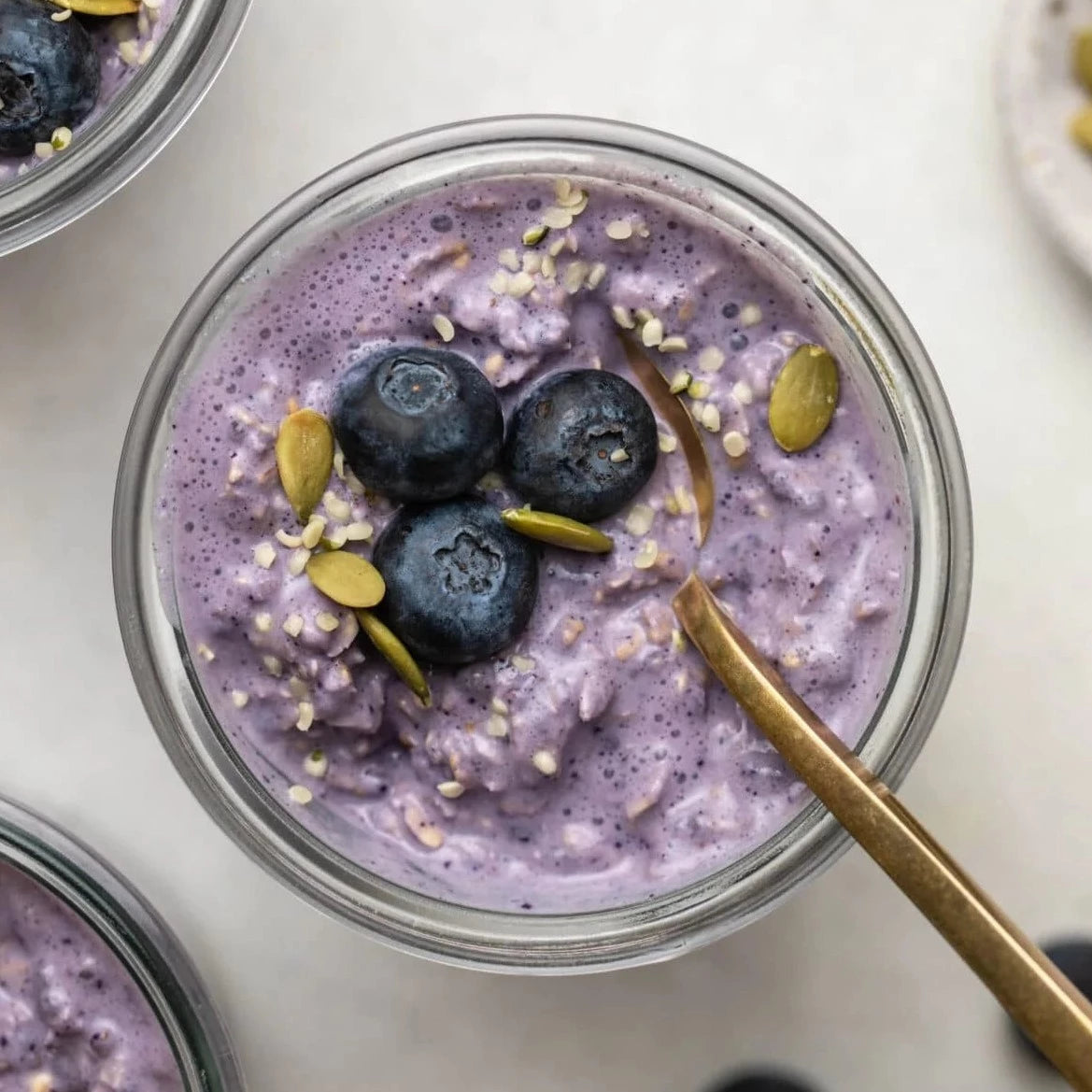 Blueberry Cheesecake Protein Oats