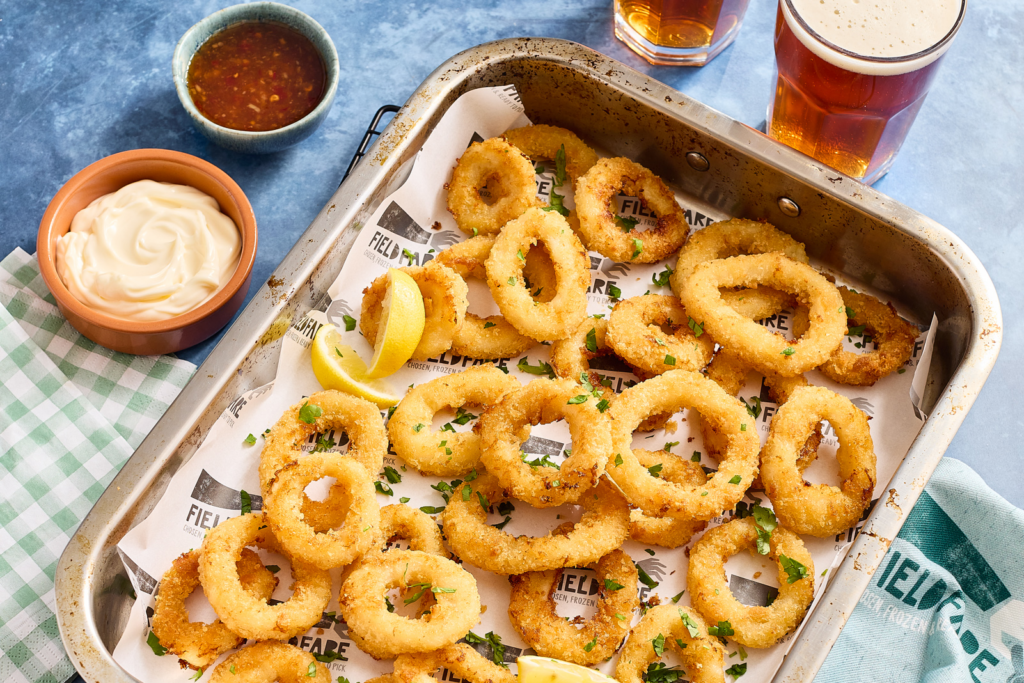 Crispy Calamari Rings (per 100g)