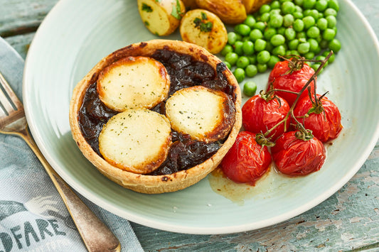 Carmalised Red Onion & Goats Cheese Tart